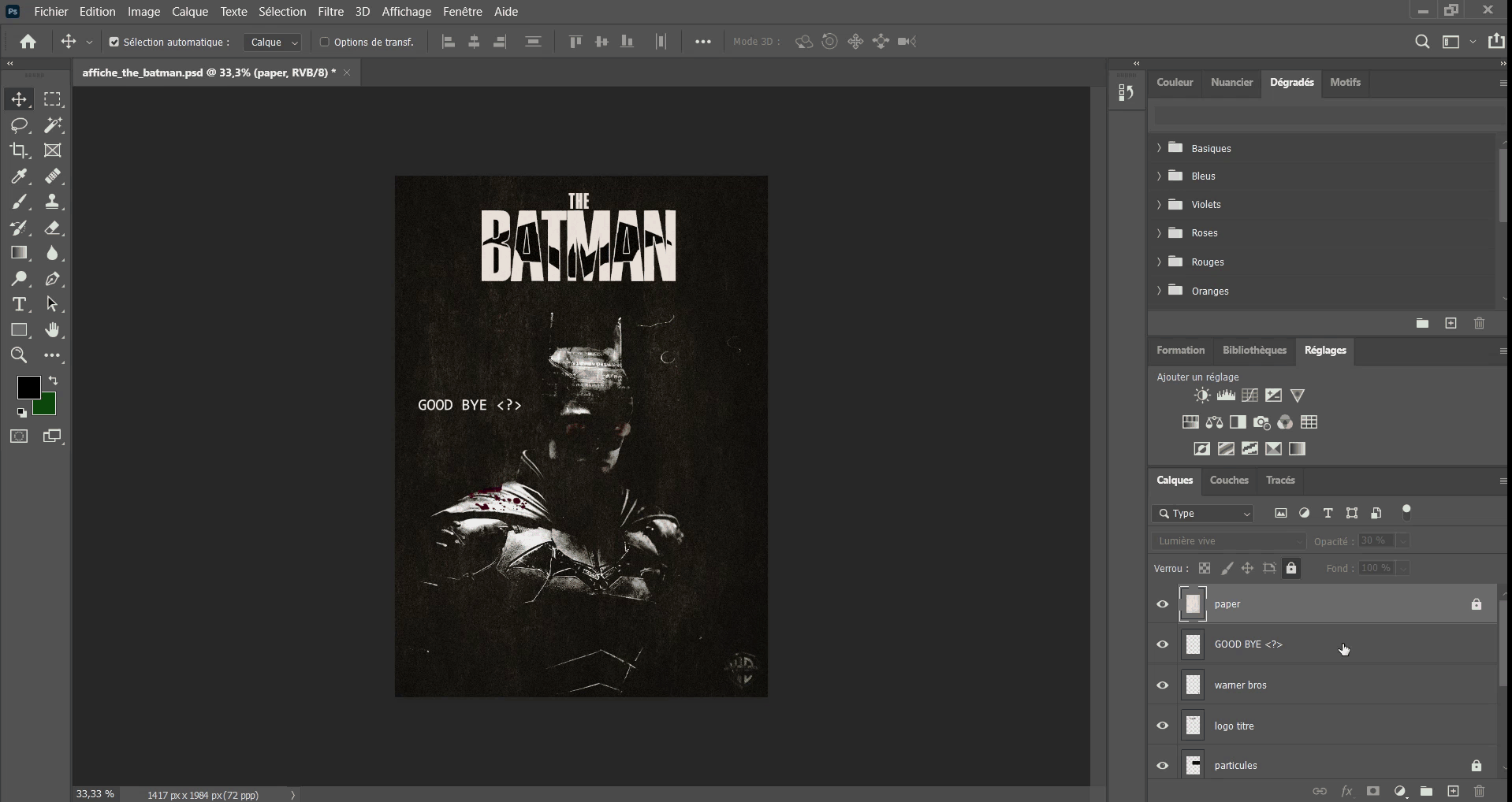 The Batman photoshop